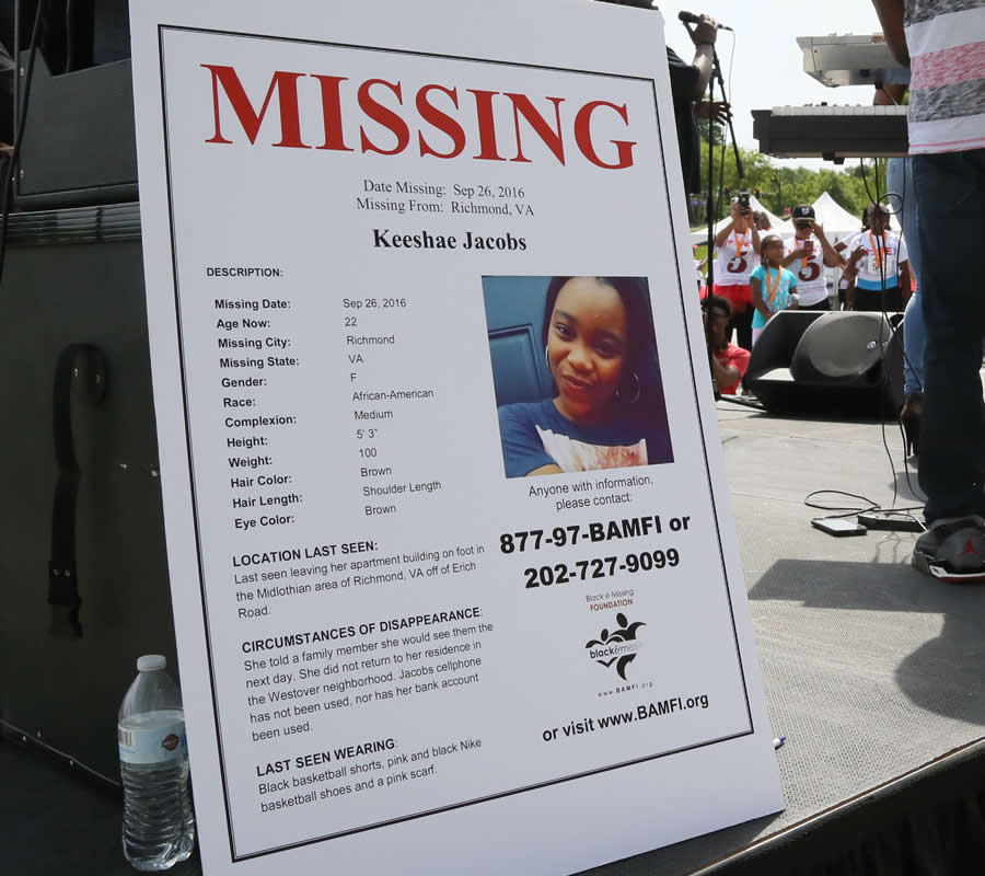 Missing: Keeshae Jacobs, Richmond VA